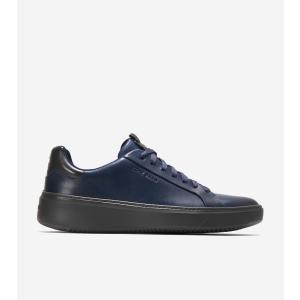 コールハーン Colehaan メンズ シューズ スニーカー グランドプロ トップスピン ウォータープルーフ mens C44876 ネイビーブレザー/レイヴン