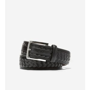 コールハーン Colehaan メンズ バッグ & アクセサリー ベルト ウーブンレザーベルト mens F12783 ブラック