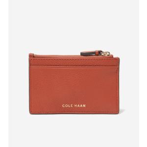 コールハーン Colehaan カード ケース ジップ付き womens U06400 ブルスケッタ / サン ベイクド｜Cole Haan Japan Online Store