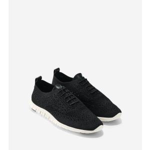 コールハーン Colehaan シューズ 靴 ゼログランド スティッチライト オックスフォード womens W06723 ブラック ニット｜colehaan