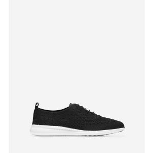 コールハーン Colehaan レディース シューズ オックスフォード 2.ゼログランド スティッチライト オックスフォード womens W11511 ブラック ニット｜colehaan