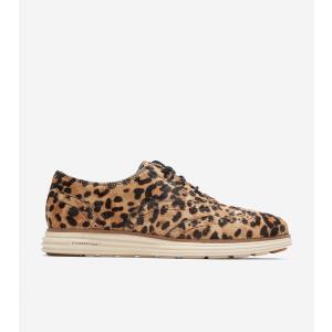 コールハーン Colehaan レディース シューズ オックスフォード オリジナルグランド ショートウィング オックスフォード womens W26526 レオパード プリント｜colehaan