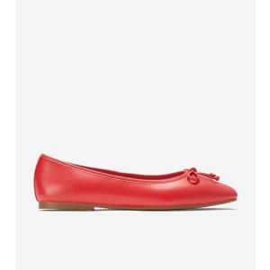 新品　未使用　Colehaan コールハーン　バレエシューズ　赤　25cm COLE HAAN（コールハーン） バレエシューズ パンプス ヤラ ソフト