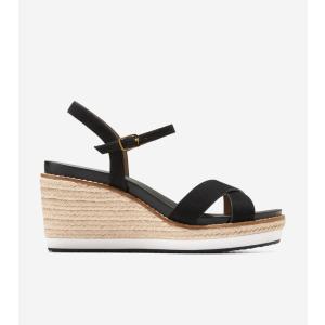 コールハーン Colehaan アウトレット レディース シューズ サンダル クラウドフィール シルビー エスパドリーユ ウェッジ 75mm womens. W32560 ブラック