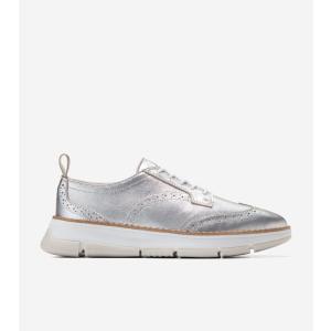 コールハーン Colehaan レディース シューズ オックスフォード ゼログランド レラ ウィングチップ オックスフォード womens W32612 シルバー メタリック