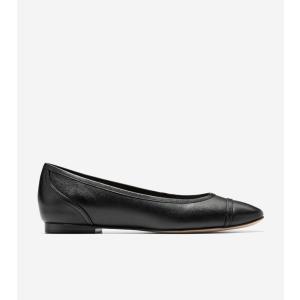 コールハーン Colehaan アウトレット レディース シューズ バレエ & フラット ラケル デミ ウェッジ バレエ womens. W34362 ブラック レザー