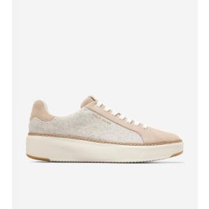 コールハーン Colehaan レディース シューズ スニーカー グランドプロ トップスピン スニーカー womens W34761 CH ライト セサミ スエード / ウール/ アイボリー