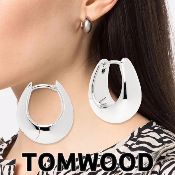 TOMWOOD トムウッド ピアス Ice Hoop Small Silver アイス フープ レデ...