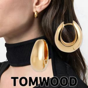 TOMWOOD トムウッド ピアス Ice Hoop Small Gold アイス フープ レディース シルバー925 アクセサリー ゴールド プレゼント｜Colemo