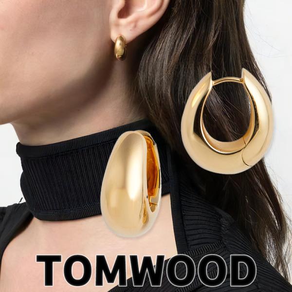 TOMWOOD トムウッド ピアス Ice Hoop Small Gold アイス フープ レディー...