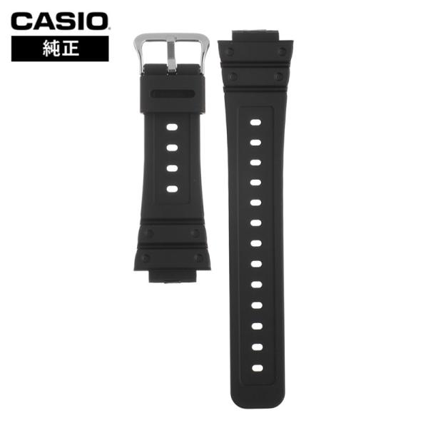 【並行輸入品】CASIO カシオ 替えバンド 10512401 ベルト 交換用パーツ 黒 ブラック