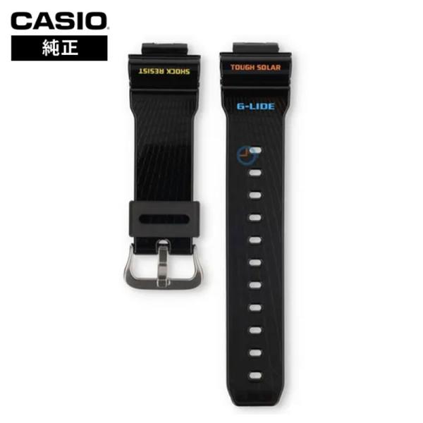 【並行輸入品】CASIO カシオ 替えバンド 10627178 ベルト 交換用パーツ 黒 ブラック ...