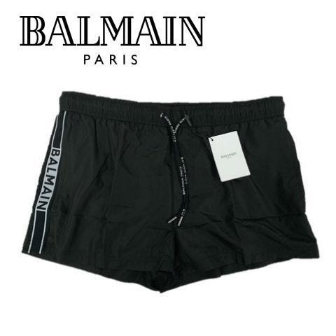 BALMAIN バルマン メンズ ブランド水着 海パン スイムウエア ブラック 黒 203 プレゼン...