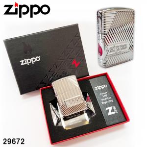 Zippo ジッポー BOLTS DESIGN Armor 360°Multi Cut Engraving 29672 BOX付き お祝い プレゼント 父の日｜colemo