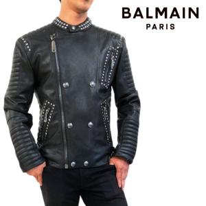 【名作】BALMAIN バルマン HOMME スウェットライダース バイカー 本物 雑誌掲載モデル バルマンオム バイカー スウェット