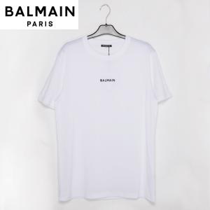 BALMAIN（バルマン） メンズ Tシャツ XL ホワイト 白 BA12532 半袖