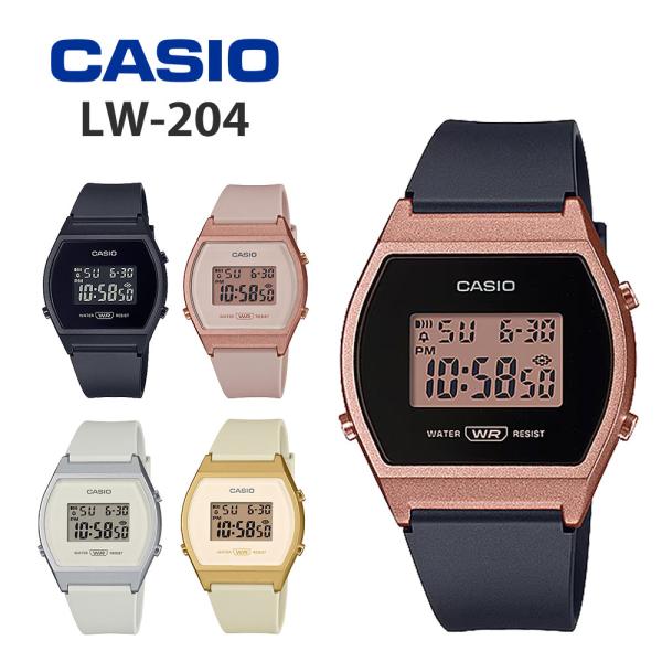 CASIO カシオ チプカシ LW-204 チープカシオ レディース 腕時計 デジタル クォーツ 日...
