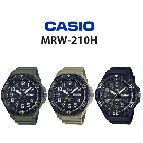 CASIO カシオ 腕時計 チープカシオ チプカシ スタンダード MRW-210H メンズ ビッグフ...