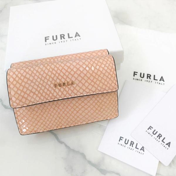 FURLA フルラ バビロン S 三つ折り財布 ピンク PCY9UNO BX0049 0959S ブ...