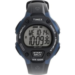 TIMEX タイメックス 腕時計 IRONMAN アイアンマン クラシック 30 メンズ T5H591 ランニングウォッチ デジタル ブラック 黒 ネイビー