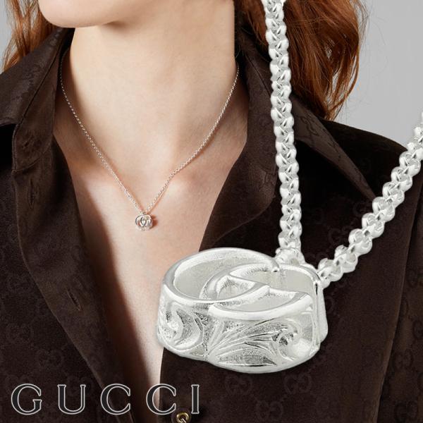GUCCI グッチ ダブルG ネックレス スターリングシルバー YBB770724001 / 770...