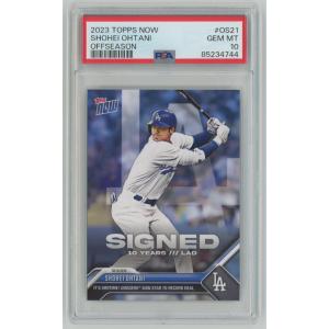 PSA10 GEM MINT】大谷翔平 2023 Topps Now Offseason デコピン