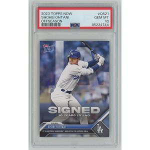 【PSA10 GEM MINT】大谷翔平 2023 Topps Now Offseason #OS21 ドジャース Dodgers