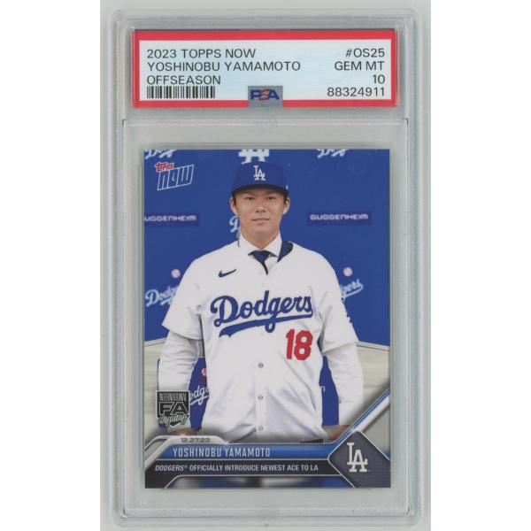 【PSA10 GEM MINT】山本由伸 2023 Topps Now Offseason Inte...