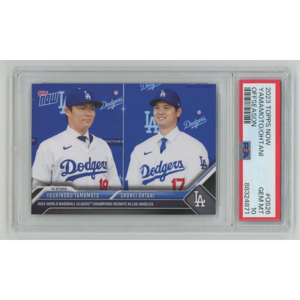 【PSA10 GEM MINT】大谷翔平 &amp; 山本由伸 2023 Topps Now Offseas...