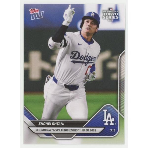 大谷翔平 2025 Topps Now Debut Reigning NL MVP Launches...