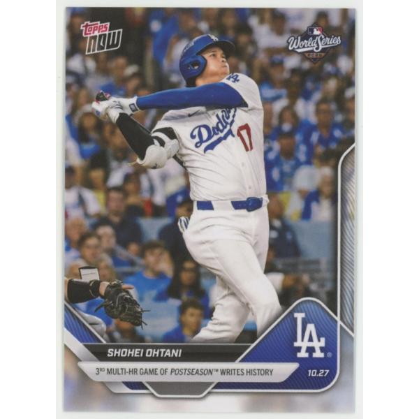 大谷翔平 2025 Topps Now World Series 3rd Multi-HR Game...