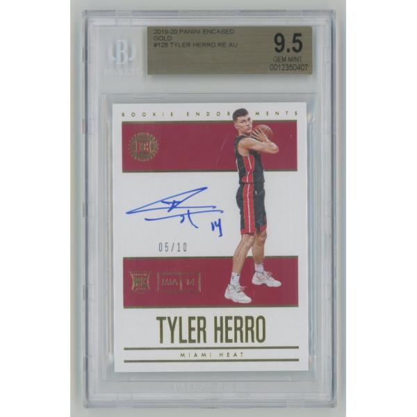 【BGS9.5 Auto10】Tyler Herro 19/20 Panini Encased Ro...