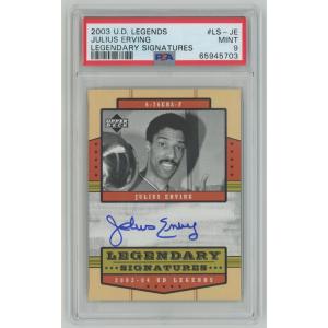 【PSA9 MINT】Julius Erving 03/04 UpperDeck Legends Legendary Signatures 直書き 直筆サインカード｜coletre