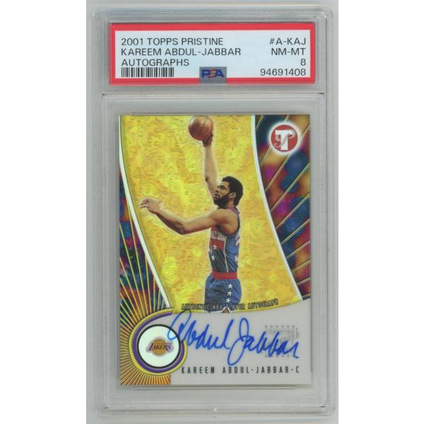 【PSA8 NM-MT】Kareem Abdul-Jabbar 01/02 Topps Pristi...