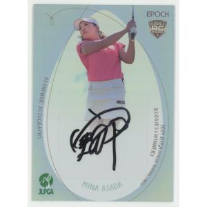 22EPOCH JLPGA 女子ゴルフ TOP PLAYERS 宮里美香 直筆サインカード 67