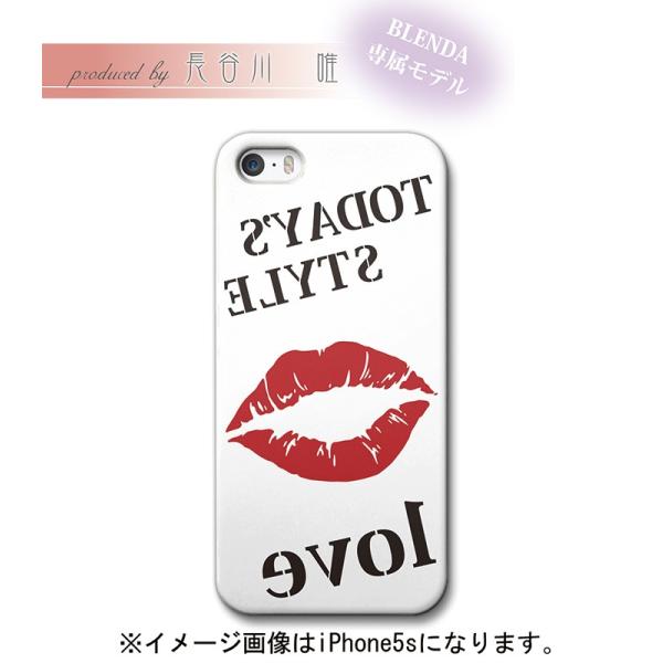 スマホケース iPhone SE(第1世代) Lips ハード BLENDAモデル 長谷川唯 iPh...