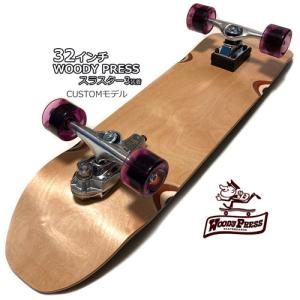 32インチ(81.2cm) WOODY PRESS PARTS SELECT THRUSTER3 ウッディープレス 60mm 78Aウィール サーフ スケートボード｜collc