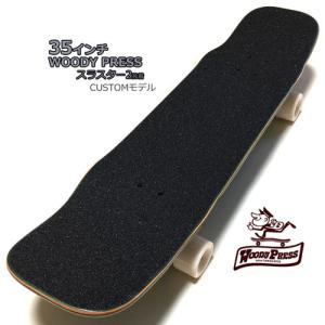 35インチ(89cm) WOODY PRESS PARTS SELECT THRUSTER2 ウッディープレス 65mm 78Aウィール SURF SKATEBOARD サーフ スケートボード｜collc