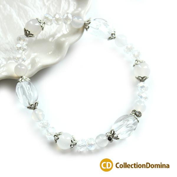 天然石 8mm 6mm ビーズ 捻じれ風ビーズ ブレスレット レディース アクセサリー 大人 ハンド...