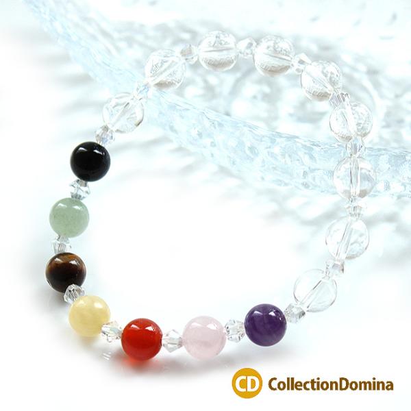 天然石 8mm 7色 ブレスレット レディース アクセサリー 大人 ハンドメイド フリーサイズ シリ...