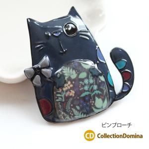 ブローチ レディース 猫 ねこ ネコ キャット 猫ちゃん アニマル