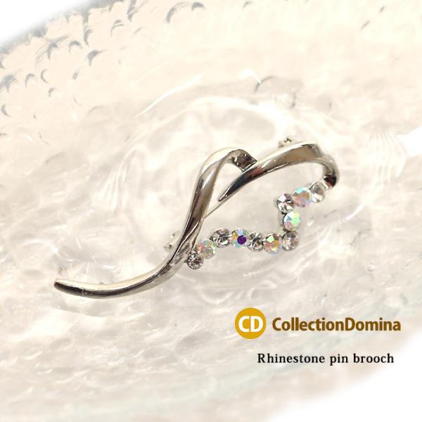 ブローチ レディース ビジュー キラキラ ブローチピン おしゃれ 普段使い 花 大ぶり お呼ばれ カ...