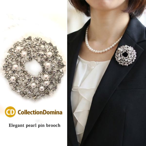 ブローチ 卒業式 おしゃれ パール フォーマル セレモニー 卒園式 入園式 人気 スーツ 結婚式 ブ...