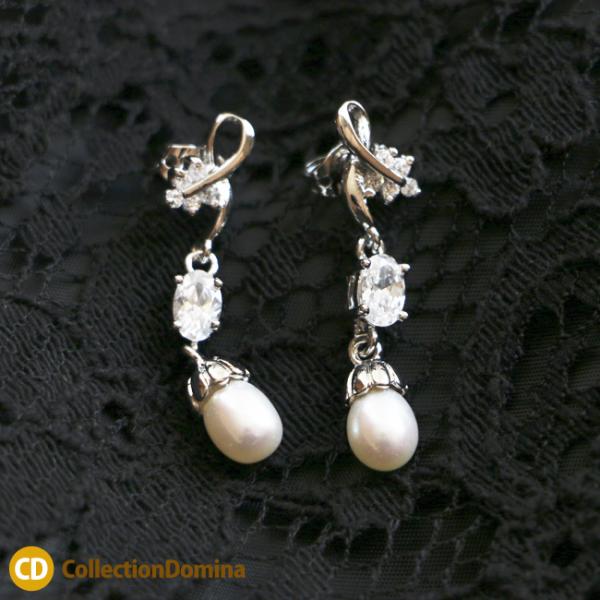 淡水パール 淡水真珠 キュービックジルコニア cz スタッドピアス チタンピアス チタンポスト シル...