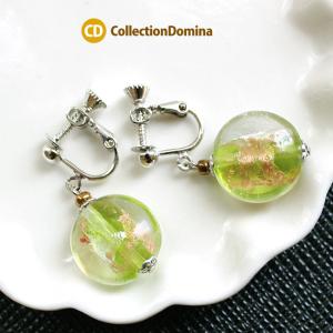 とんぼ玉ピアス 国産品 上品 蜻蛉玉 赤 青 樹脂フックピアス