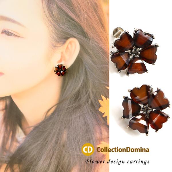 イヤリング イアリング レディース お花 花 フラワー 痛くない おしゃれ 大ぶり 大きい 大きめ ...