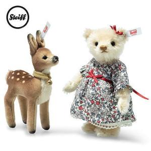 Steiff（シュタイフ） モヘア ミニテディベア キーリング ブロンド