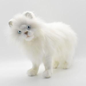 ハンサ 【ＨＡＮＳＡ】 ぬいぐるみ シロネコ35 白猫 白いねこの商品画像