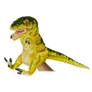 ハンサ【ＨＡＮＳＡ】ぬいぐるみ ハンドパペット 恐竜 ティラノサウルス 開口 イエロー50｜collecolle