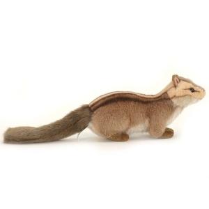 シマリスの置物　リアル シマリス Aタイプ リスの置物 リアルな りすのぬいぐるみ